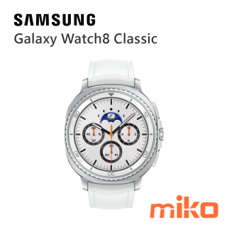 Samsung Galaxy Watch8 Classic BT 雲朵白
